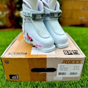 ROCES IDEA UP ADJUSTABLE KIDS SKI BOOTS 16-18.5